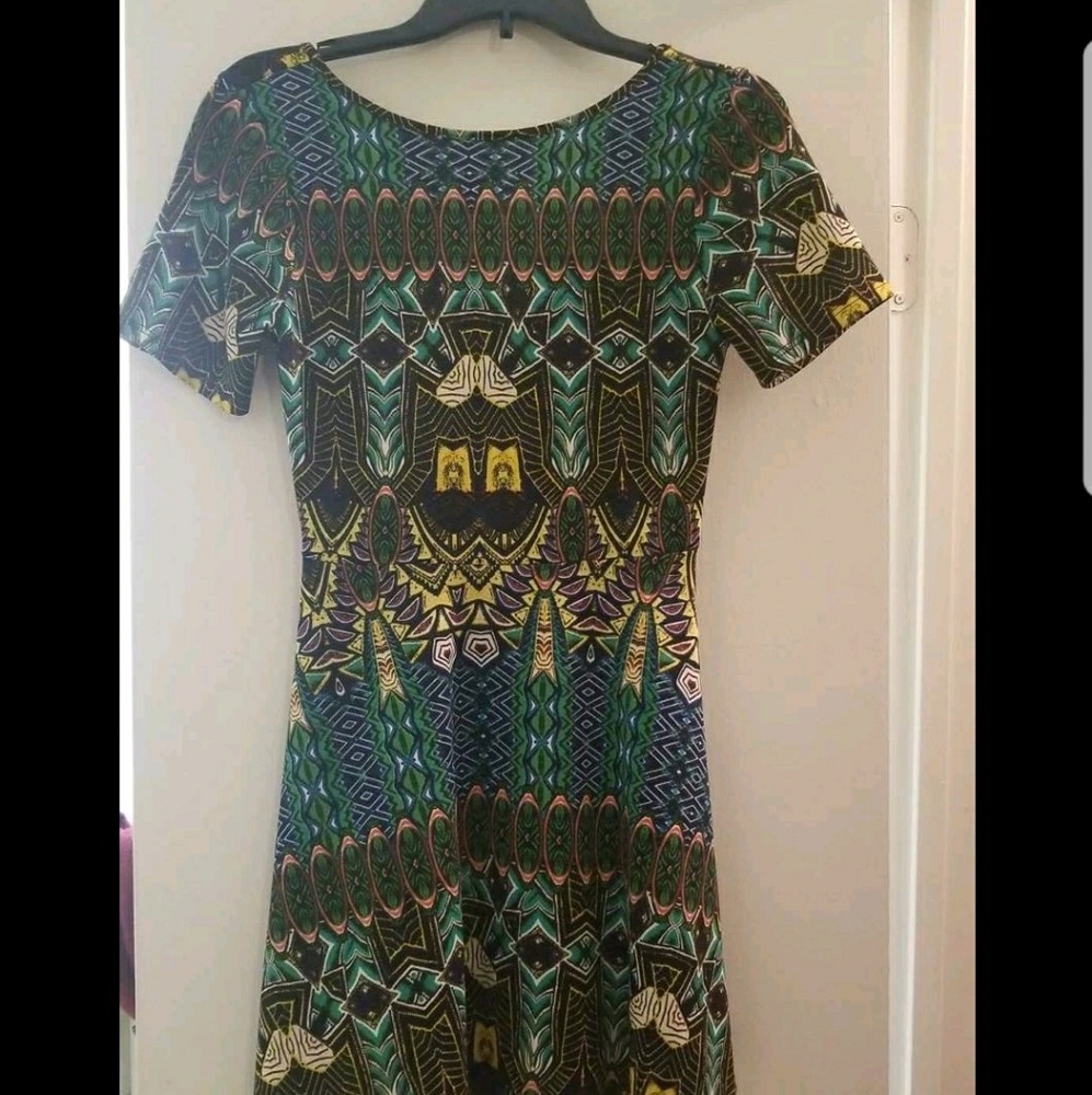 Cute tribal patter mini dress
